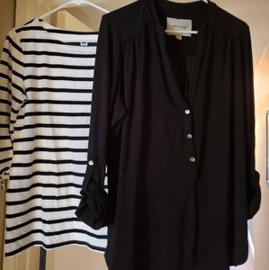 Two tops for one price. Size M black Amour Vert